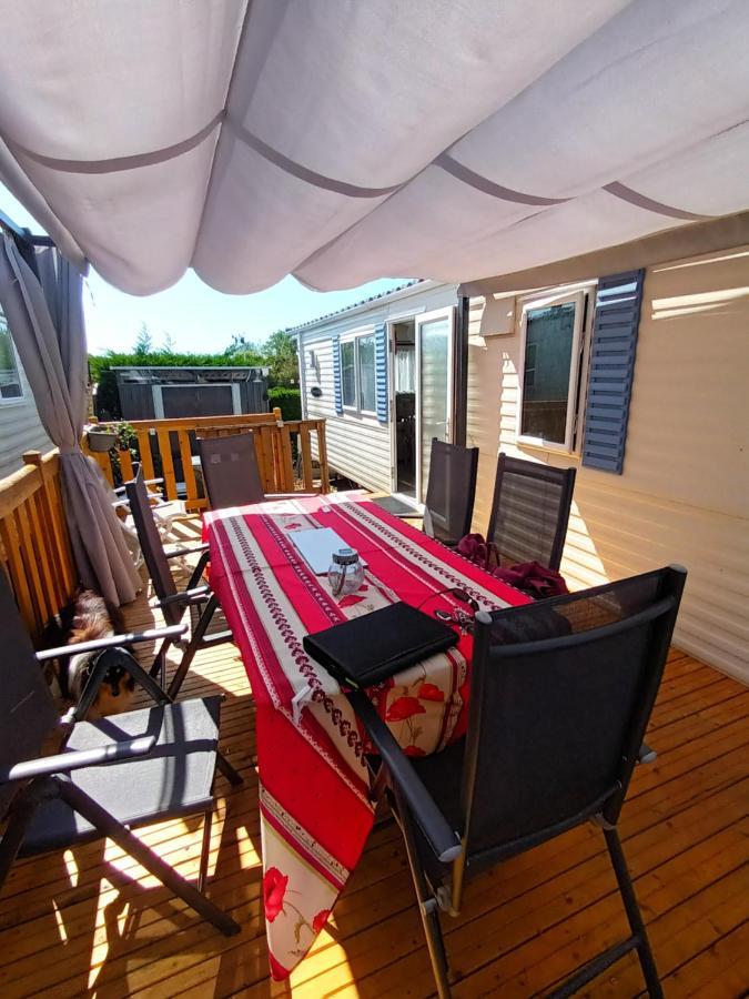 La Chanterie Agreable Mobil-Home Residentiel Normand Saint-Pair-sur-Mer Exterior photo